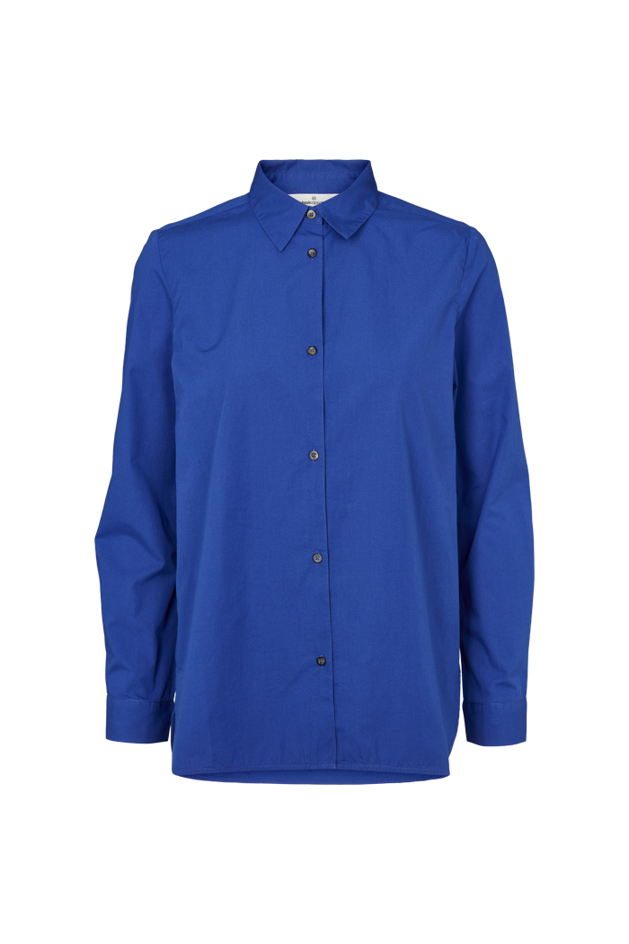 Basic Apparel Vilde Classic Shirt Skjorter 713 Clematis Blue